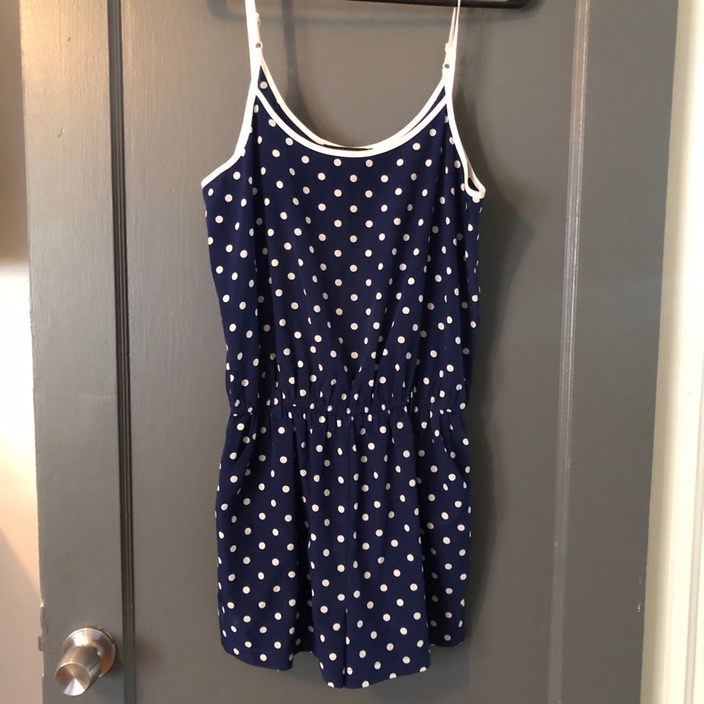 Forever 21 • Silky Polka Dot Romper